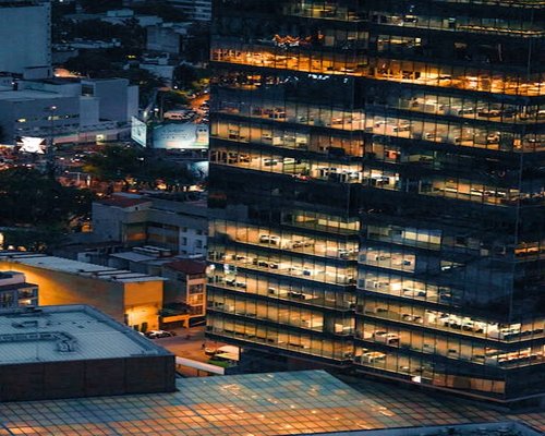 A view of an office space in Mexico City
